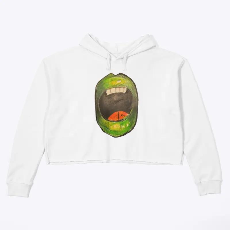 Kuchisabishii Cropped Hoodie 